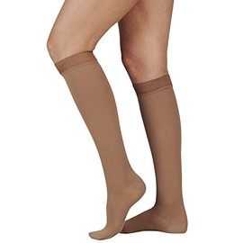 Juzo Soft 2001 20-30mmhg Knee-High Closed Toe Sock with Silicone Top Band