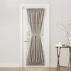 Sun Zero Barrow Energy Efficient Rod Pocket Door Curtain Panel,