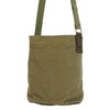 CHALA Patch Cross-Body Women Handbag, Olive Canvas Messenger Bag -