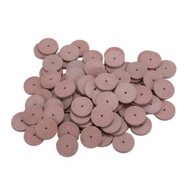 100pcs Rubber Polishing Wheel for Metal Dental Mini Drill Grinder Dental AccessoryRed