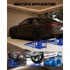 2 Pack 5T 11000lbs Hydraulic Car Ramps - Adjustable Height