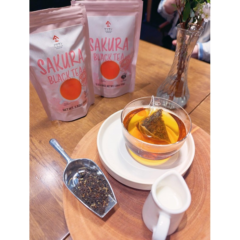 YAMASAN KYOTO UJI Sakura Black Tea Loose Leaf (80g) -