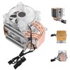 LANSHUO CPU Cooler Computer Supplies 4Pin for Intel LGA/775/1155/1156/1366 AMD/AM2/AM2+/AM3
