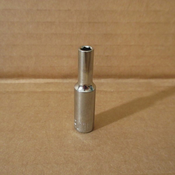 Craftsman 3/16" CRAFTSMAN CMMT43571 Standard SAE 6-pt 1/4-in Dr Deep