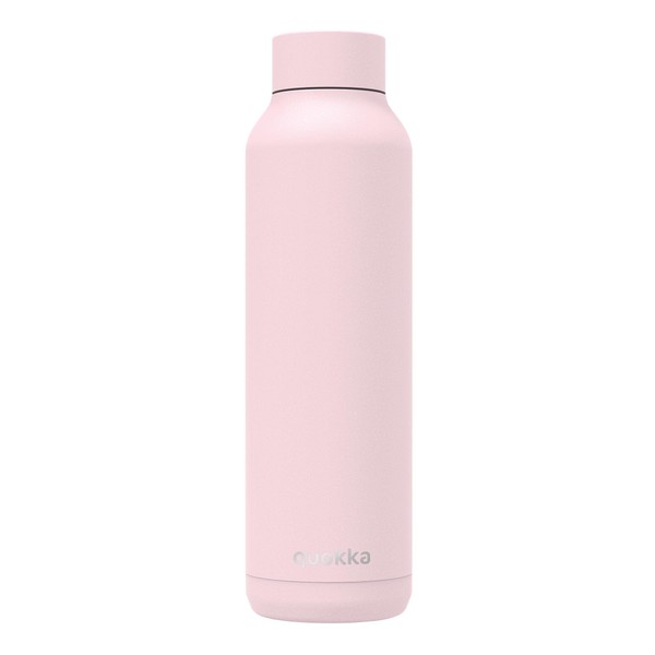 Quokka Stainless Steel Bottle Solid Quartz Pink Powder 630 ml,