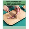 Bamboo Cutting Board for Kitchen, double sided with No Splicing