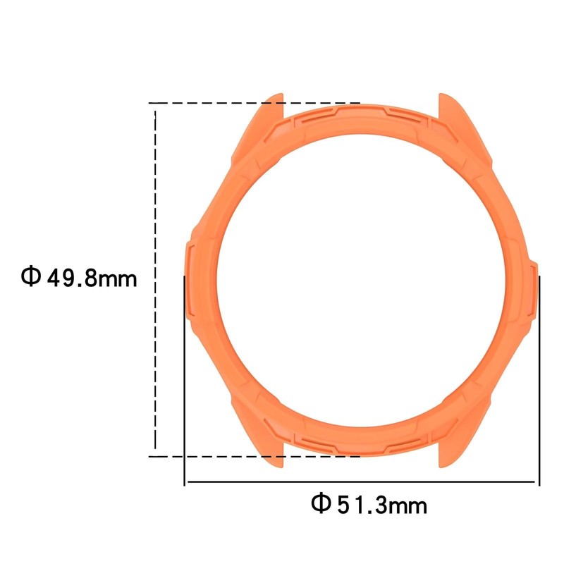 FTRONGRT Case Compatible with Garmin Fenix E 47mm, Soft TPU,