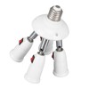 Light Splitter Socket 4 in 1 Bulb Splitter E26 E27