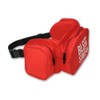 BLEEDSAVE Trauma Waist Bag – 600 D Water-Resistant Red ‘Trauma