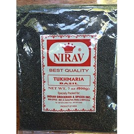 Tukmaria (Sacred Basil Seeds) 7oz by Nirav