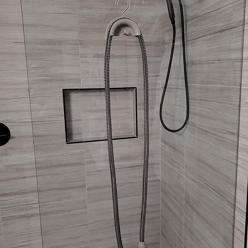 CPAP Hose Holder with Hook Hanger and Suction Cup White