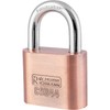 Padlock Hardened Steel Cellar Lock Shackle Lock with 4 Keys