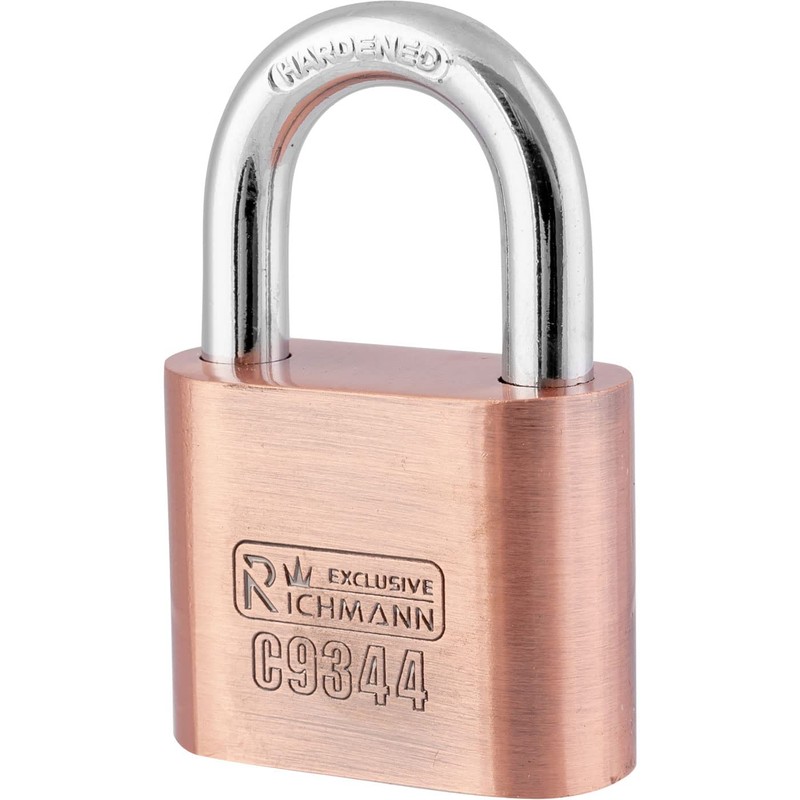 Padlock Hardened Steel Cellar Lock Shackle Lock with 4 Keys