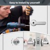 KENRONE Smart Door Lock, Door Handle with APP Unlock, Biometric