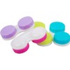 KISEER 24 Pack Colorful Contact Lens Case Box Holder Container
