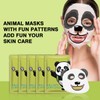 GUOYAOLIFU Animal Character Sheet Spa Masks – Hydrating and Moisturizing