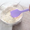 Purple Rubber Spatula for Kitchen Use, 10.8In Silicone Spatulas for