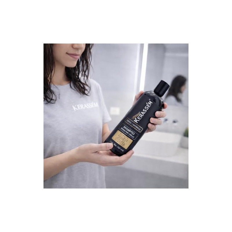Shampoo Capilar Kerassém® con Extractos Botánicos | Romero, Cola de