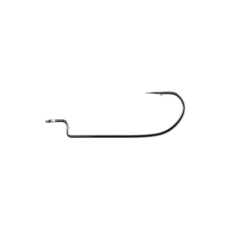 Owner 5101 Offset Shank Worm Hook with Cutting Point, (Size