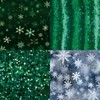 Scrapbook Paper Winter Snowflakes Scrapbooking Paper with Sparkle Pattern, 48