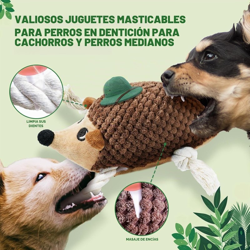 LEGEND SANDY - Juguetes Masticables y Juegos para Perros, Juguete