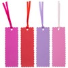 Scalloped Foam Bookmarks in Valentine Colors - Red, Pink, Purple