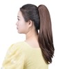 HSPCYGG Brown Clip Ponytail Synthetic Claw Pony tail Hair Extensions