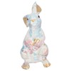 Rabbit Statue Nordic Style Handcrafted Painted Resin Rabbit Desktop Ornament
