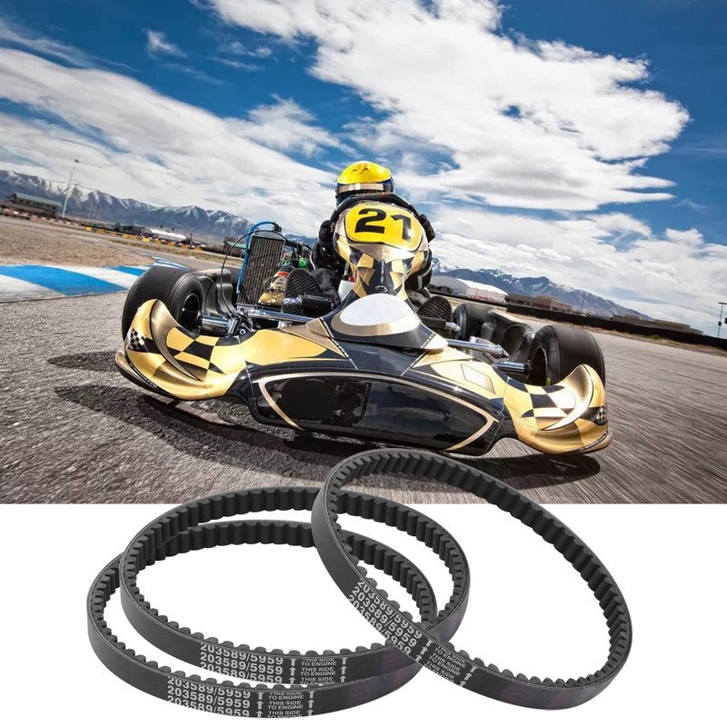 BLACKHORSE-RACING 3pcs 30 Series Go Kart Drive Belt Replaces Manco