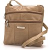 Lorenz Ladies Small Genuine Soft Leather Cross Body / Shoulder