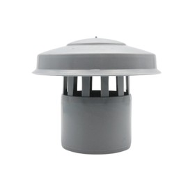 MD Technic Ventilation Hood Haze Hood Roof Vent DN50, DN75, DN110, DN160 on the Pipe (Diameter DN 75)