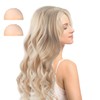 AYNKH Long Blonde Wave Wigs - 27" Curly Hair Wig