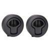 ADrivWell 2Pcs Black Plastic Slam Latch Flush Door Pull Latch
