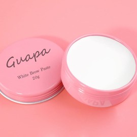 White Eyebrow Paste 20 g / 0.7 oz for Permanent Eyebrow Tattoo Makeup and Lip Design (Pink Box)