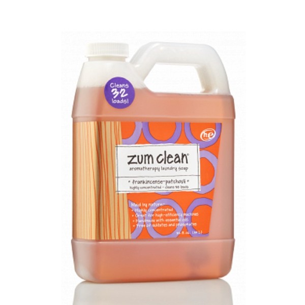 Indigo Wild Zum Clean Laundry Soap, Frankincense & Patchouli, 32 Fluid Ounce