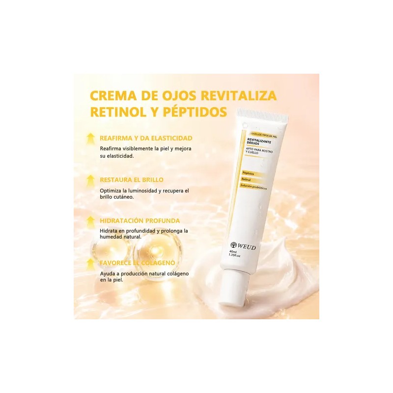 Aclarante Kit Facial Pdrn Salmón Colágeno Antiedad Weud 4pc