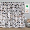 Animals Funny Dog Family Shower Curtain Lovely Puppy Pets Bath