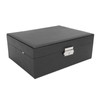 Double Layer Jewelry Box Soft PU Leather Jewelry Storage Organizer