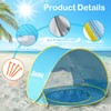Zooawa Baby Beach Tent, Pop Up Beach Tent Sun Shade