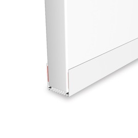 LCGAOYA Weather Stripping Door Seal, 39” Length Cuttable Door Draft Stoppers for Bottom of Door, Strong Adhesive Door Sweep for Exterior and Interior Doors, White