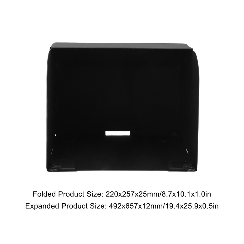 ZG72 Tablet Hood Sun Shade 11 Inch Leather Magnetic Folding