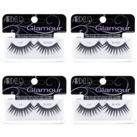 Ardell Eye Lash #114 Black (4 Pack)
