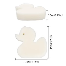 Lifreer Oil Absorbing Scum Sponge, 4 Pcs Filter Scum Sponge Hot Tub Accessories for Swimming Pool Lazy Spa Pools (White)