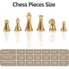 Vikutu Mini Chess Set - Vikutu 5.11 Inch Small Portable