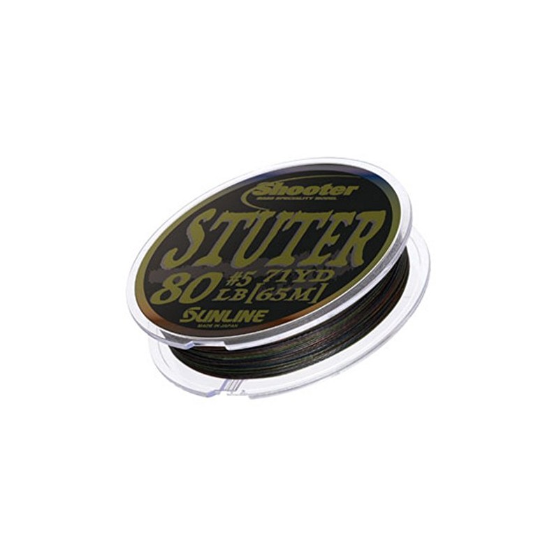 SUNLINE PE Line Shooter Stutter, 65m, No. 4.5, 70lb