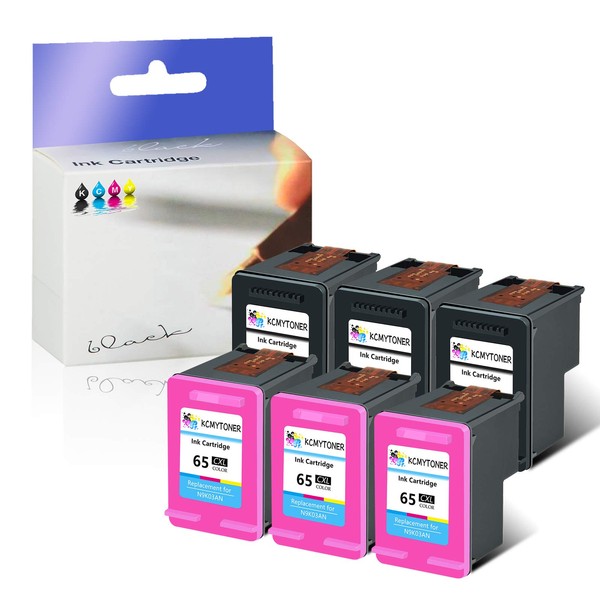 KCMYTONER 65XL Remanufactured Ink Cartridge Replacement for HP 65 XL
