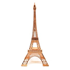 allgala 19 Inch 48CM Eiffel Tower Statue Decor Alloy Metal-Rose Gold (EF19-86196)