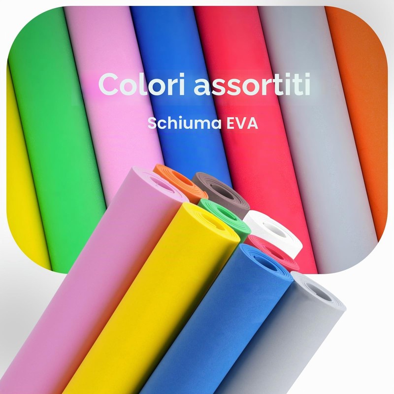 Do²ping Grigio Eva Foam Cosplay, 6mm Gomma Eva Fogl, 35.5x124.5cm