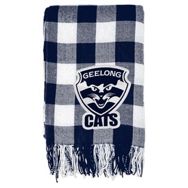 Geelong Cats Tartan Throw