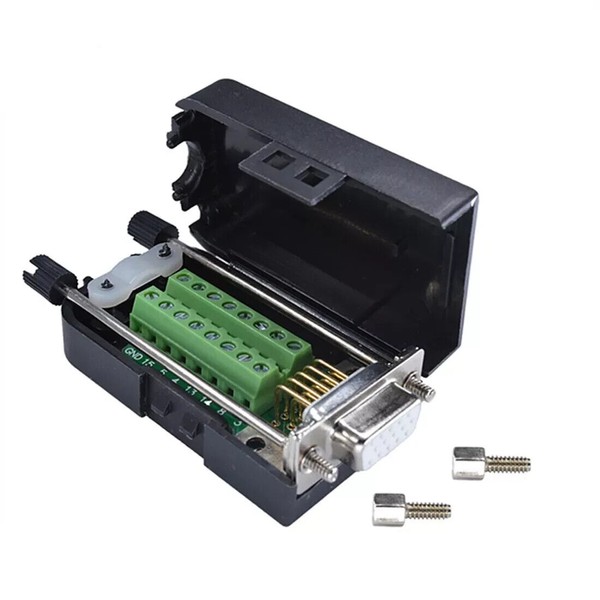 Oiyagai Lot of 10 Plastic DIY D-SUB DB15 VGA Female